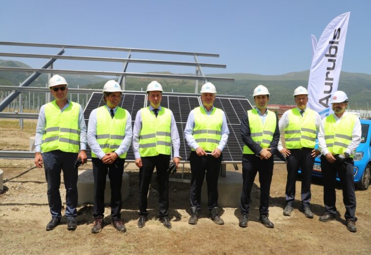 „АУРУБИС БЪЛГАРИЯ“ И ЧЕЗ  Започнаха монтажа на най-големия в страната соларен парк за вътрешно потребление